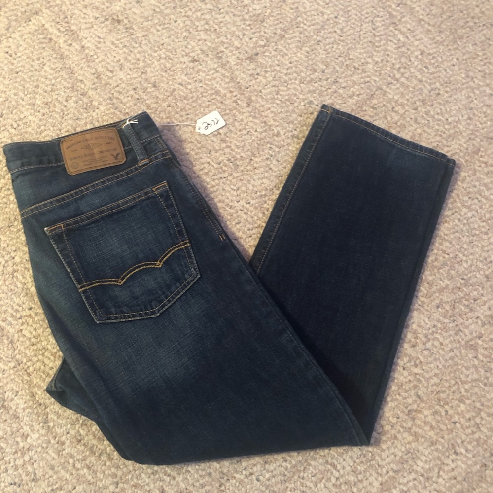 American Eagle Relaxed Straight Jeans 30 x 30 2572